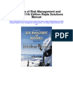 Principles of Risk Management and Insurance 11th Edition Rejda Solutions Manual