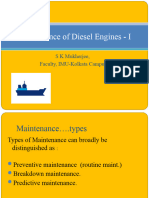 Maintenance of Diesel Engines