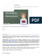 2.1 Estrutura Principais Mecanismos de Conexão, Relações Lógico-Discursivas Envolvidas e Progressão Textual