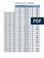 Tabela de Preços e Produtos - Vidrolandia