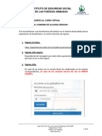 Manual de Ingreso Al Curso Prevención Del Consumo de Alcohol-Drogas