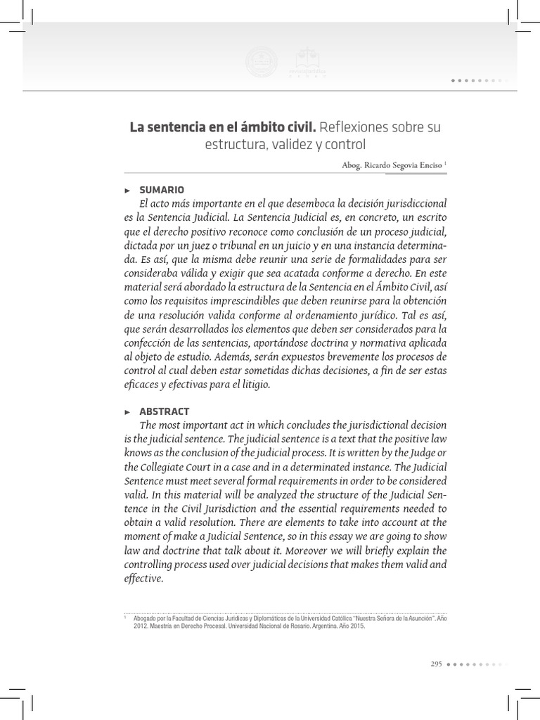 Sentencias Del Ambito Civil | PDF | Jurisdicción | Sentencia (ley)
