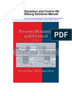 Process Dynamics and Control 4th Edition Seborg Solutions Manual