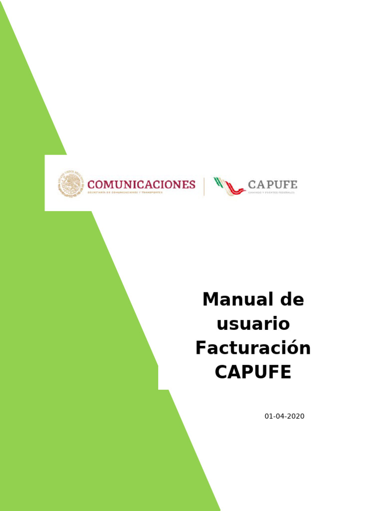 Facturación CAPUFE en línea 2024 de manera fácil y rápida con guía en PDF PDF