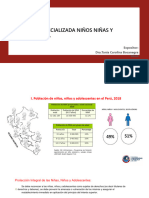 Atención Especializada Niños Niñas Y Adolescentes.: Expositor: Dra - Tania Carolina Bocanegra Risco