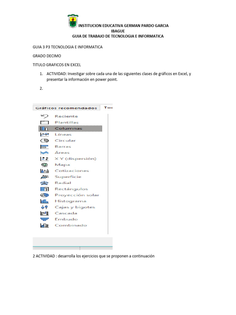 Guia 3 P3 Tecnologia e Informatica | PDF
