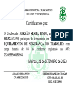 Certificado NR 06 - Abraao