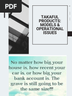 Takaful Products Models & Operational Issues