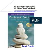 Psychiatric Nursing Contemporary Practice 5th Edition Boyd Test Bank