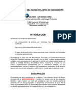 Uso Eficiente Del Agua en Plantas de Faenamiento V1 EduardoCervantesLopez