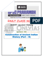 Ancient History 04 - Daily Class Notes - UPSC Prarambh 2026