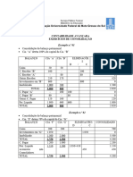 Exercícios Consolidação - Resolução