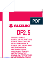 Manual de Propietario Suzuki DF2.5 4T