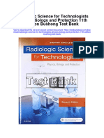 Radiologic Science For Technologists Physics Biology and Protection 11th Edition Bushong Test Bank