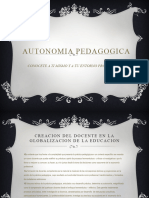 Autonomia Pedagogica
