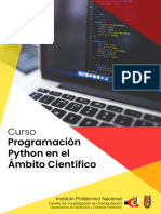 Programacion Python en El Ambito Cientifico (35 HRS)