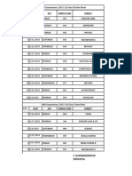 BGV-CBSE Exam Time Table