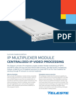 Teleste Ip Multiplexer Module Product Brochure 2019