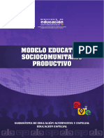 Modelo Educativo Sociocomunitario Productivo