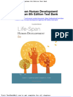 Life Span Human Development Sigelman 8th Edition Test Bank