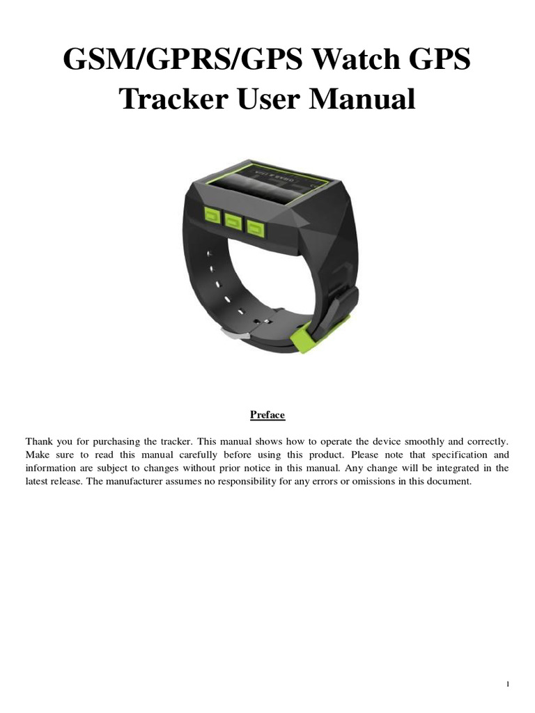 GSM GPS Tracker User Manual Guide | PDF | General Packet Radio Service ...