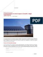 Le Photovoltaïque en Toiture Toujours D'actualité, Malgré L'agrivoltaïsme - Cultivar