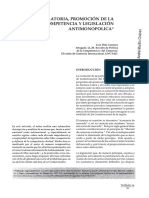 Función Regulatoria y Monopolio Luis Diez Canseco