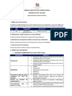 Convocatoria Poder Judicial 2