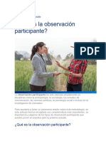 Observacion Participante