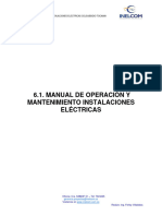 Manual de Mantenimiento de Instalaciones Electricas Tocaima