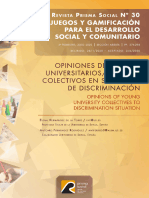 Opiniones de Jóvenes Universitarios/As Hacia Colectivos en Situación de Discriminación