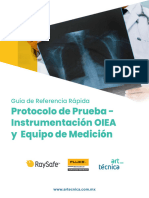 Protocolo de Prueba - Instrumentación OIEA y Equipo de Medición