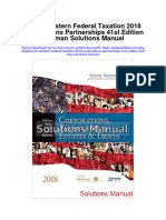 South Western Federal Taxation 2018 Corporations Partnerships 41st Edition Hoffman Solutions Manual