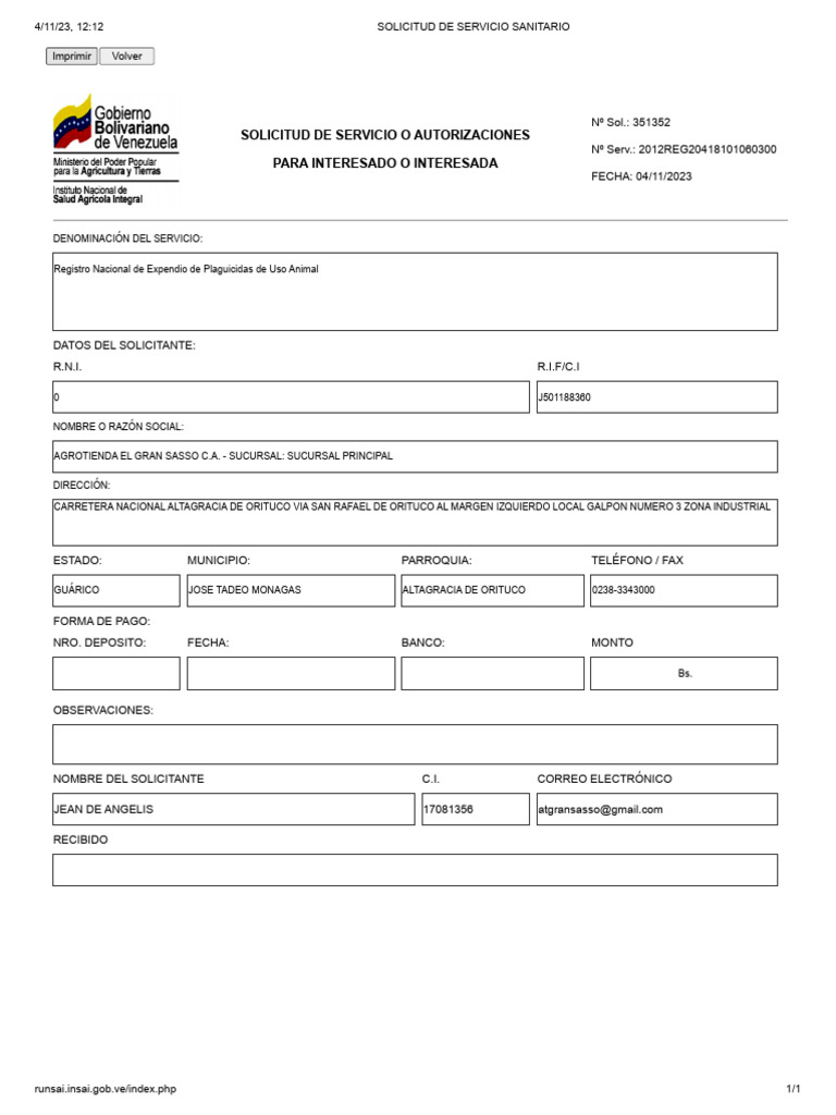 Sistema RUNSAI - INSAIrereee | PDF