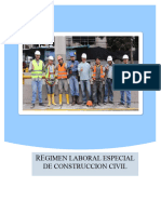 Monografia Del Regimen Laboral Especial de Construccion Civil