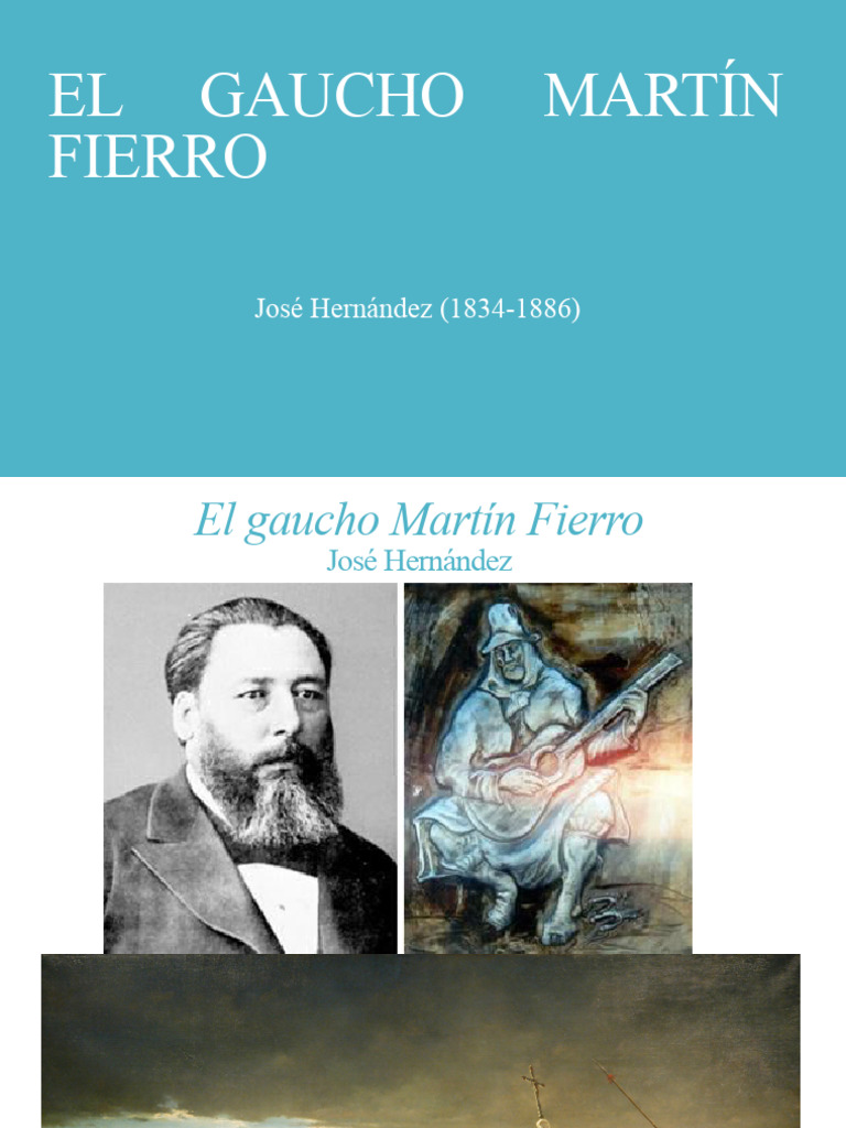El Gaucho Martín Fierro Pdf Novelas