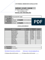 Ficha Inscricao H Cup 2023