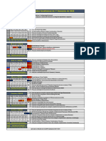 Calendário 2022 1º Semestre