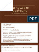 Unit 5 Wood Bouyancy