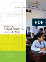 Lao PDR School Construction Guidelines