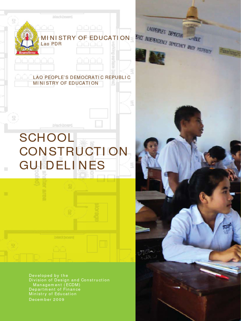 Lao PDR School Construction Guidelines | PDF | Roof | Framing ...