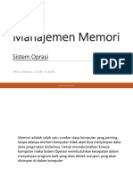 Manajemen Memori