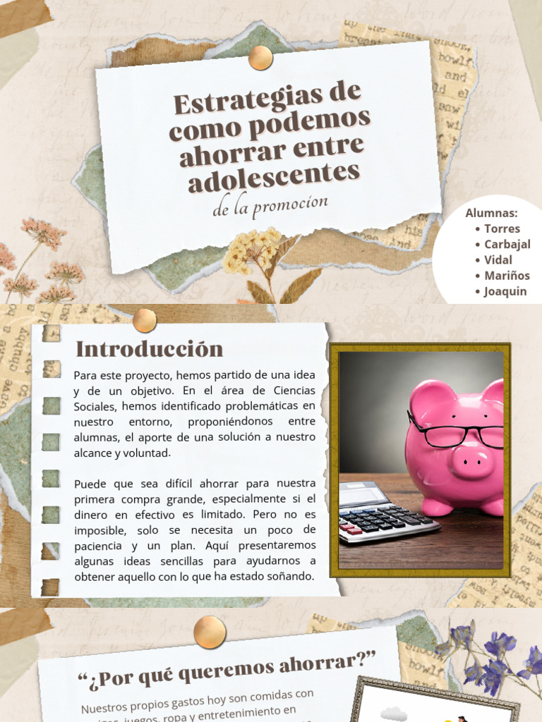Estrategias de Ahorro para Adolescentes | PDF | Presupuesto | Oferta ...