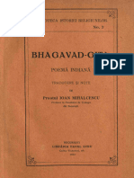 Bhagavad-Gita Bucuresti 1932
