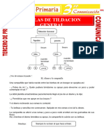 Reglas de Tildacion para Tercero de Primaria