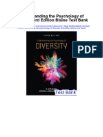 Understanding The Psychology of Diversity 3rd Edition Blaine Test Bank