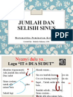 MP (3) - Jumlah Dan Selisih Sinus