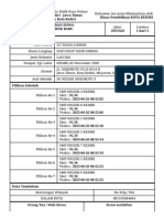 Bukti Daftar - PPDB Kota Kediri