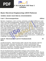 CSE Sem 1 Syllabus