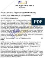 CSE Sem 1 Syllabus